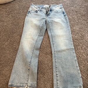 Re/Done Light Blue Flare Jeans
